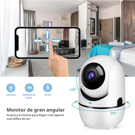 360CAM Cámara de Seguridad de Alta definición y Monitoreo remoto